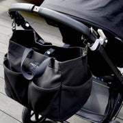Tiba + Marl Canvas Pocket Tote -  Black
