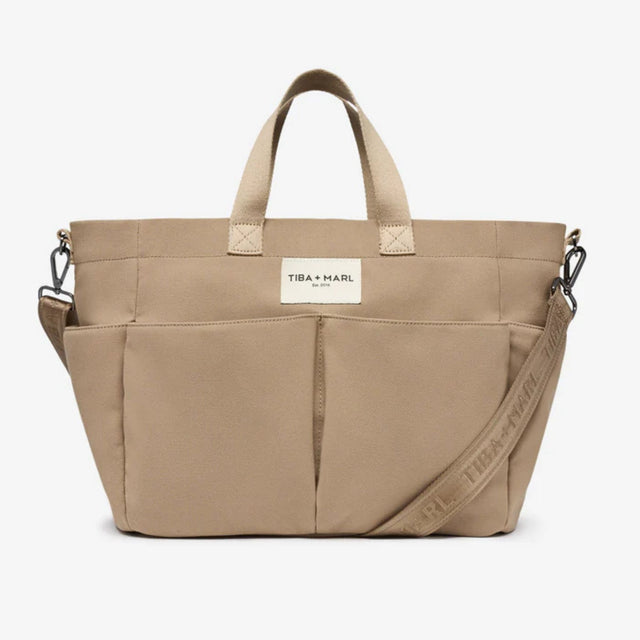 Tiba + Marl Canvas Pocket Tote - Desert