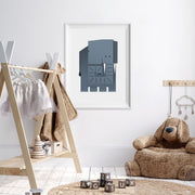Tigercub Prints Minimal Safari Animals Nursery Prints Set of 4
