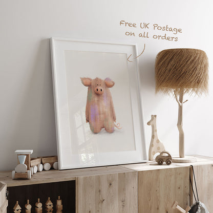 Tigercub Prints Farmyard Animals Nursery Prints Set of 3