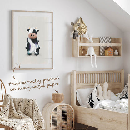 Tigercub Prints Farmyard Animals Nursery Prints Set of 3