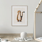 Tigercub Prints Neutral Jungle Safari Animal Nursery Prints Set of 3 - Gorilla