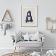Tigercub Prints Neutral Jungle Safari Animal Nursery Prints Set of 3 - Gorilla
