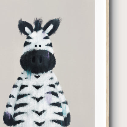 Tigercub Prints Neutral Safari Animals Nursery Prints Set of 4