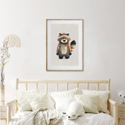 Tigercub Prints Neutral Woodland Nursery Prints Set of 4