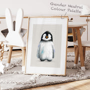 Tigercub Prints Baby Penguin Nursery Print