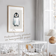 Tigercub Prints Baby Penguin Nursery Print