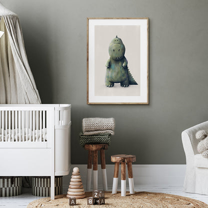Tigercub Prints T-Rex Dinosaur Nursery Print