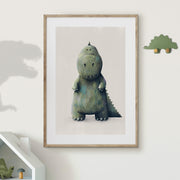 Tigercub Prints T-Rex Dinosaur Nursery Print
