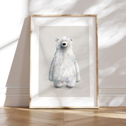 Tigercub Prints Polar Bear Nursery Print