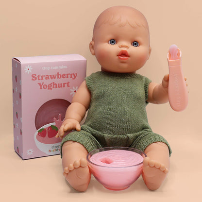 Tiny Harlow Tiny Tummies - Strawberry Yoghurt Bowl