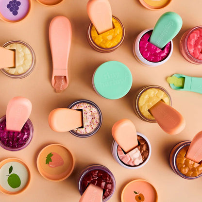 Tiny Harlow Tiny Tummies - Peach Jelly Food Jar & Spoon Set