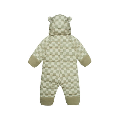 Toastie Quilted Cloud Onesie - Sage Checkerboard