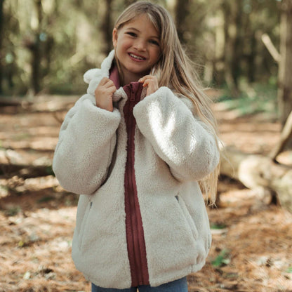 Toastie Sherpa Eco Reversible Puffer - Berry