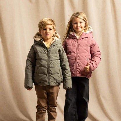 Toastie Sherpa Eco Reversible Puffer - Berry