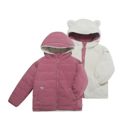 Toastie Sherpa Eco Reversible Puffer - Berry