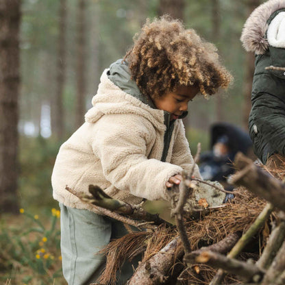 Toastie Sherpa Eco Reversible Puffer - Sage