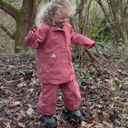Toastie All Season Waterproof Dungarees - Dusky Pink