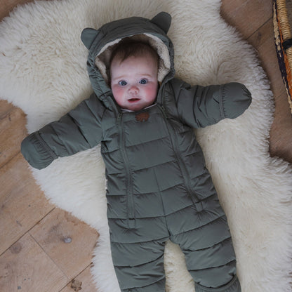 Toastie Quilted Snowsuit - Sage