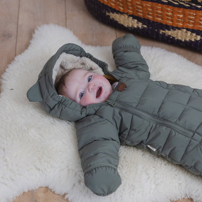 Toastie Quilted Snowsuit - Sage
