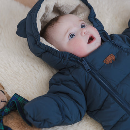 Toastie Quilted Snowsuit - Ink Navy