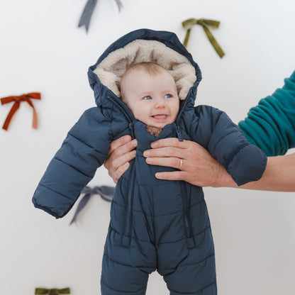 Toastie Quilted Snowsuit - Ink Navy