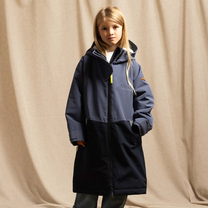 Toastie Kids Waterproof Changing Robe - Navy