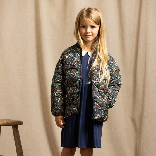 Toastie Bomber Jacket  Midnight Floral