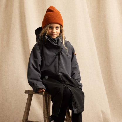 Toastie Kids Waterproof Changing Robe - Black