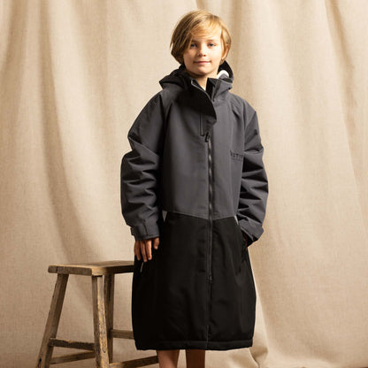 Toastie Kids Waterproof Changing Robe - Black