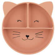 Trixie Silicone Divided Suction Plate - Mrs. Cat