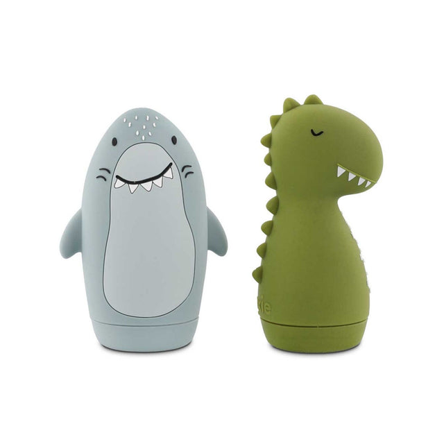 Trixie Bath Toy Squeezy Animals - Mr. Shark & Mr. Dino