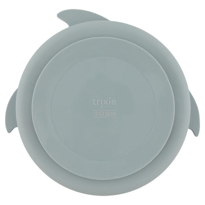 Trixie Silicone Divided Suction Plate - Mr. Shark