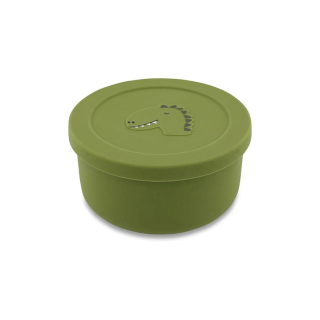Trixie Silicone Snack Pot With Lid - Mr. Dino
