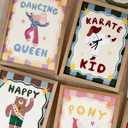 Kid of the Village Dancing Queen Fine Art Print