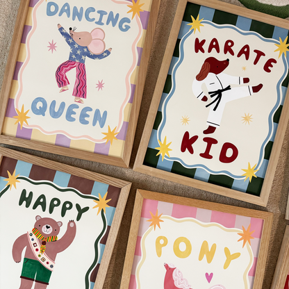 Kid of the Village Karate Kid Fine Art Print