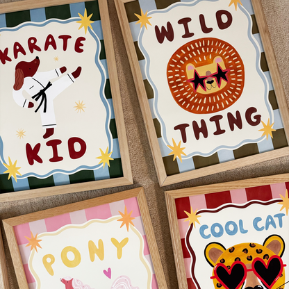 Kid of the Village Wild Thing Fine Art Print