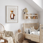 Tigercub Prints Woodland Fox Childrens Nursery Print