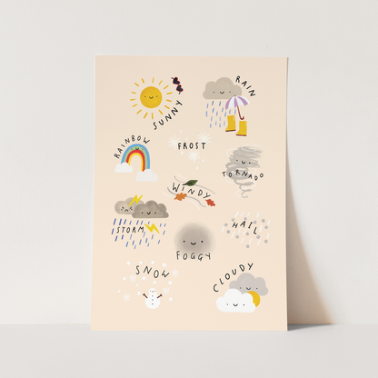 Kid of the Village Weather Fine Art Print