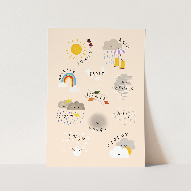 Kid of the Village Weather Fine Art Print