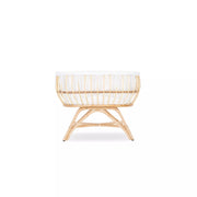 Cuddle Co Aria Rattan Crib - Natural