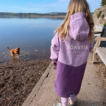 Toastie Kids Waterproof Changing Robe - Lilac