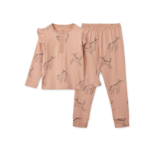Liewood Wilhelm Long Sleeve Pyjamas - Unicorn / Pale Tuscany