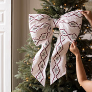 Christmas Hanging Bow - Berry Ribbons