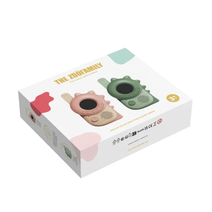 Zoofamily Walkie Talkie - Dino Pink/Green