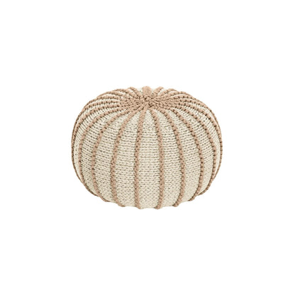 Zuri House Knitted Pouffe Ziggy - Beige