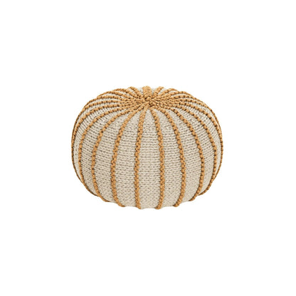 Zuri House Knitted Pouffe Ziggy - Mustard