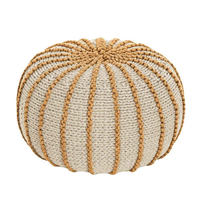 Zuri House Knitted Pouffe Ziggy - Mustard