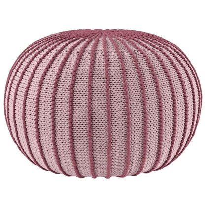 Zuri House Knitted Pouffe Ziggy - Powder Pink