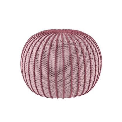 Zuri House Knitted Pouffe Ziggy - Powder Pink